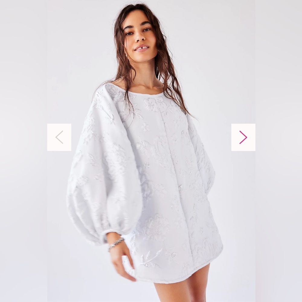 Arianne Emmy Good Luck Dress in all white